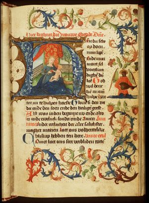 Madonna: Mary with the Christ-child; Hortus Conclusus