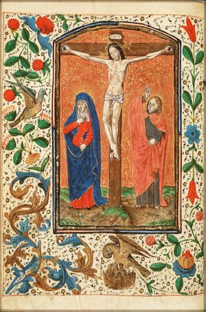 The Crucifixion, with Mary and St. John
