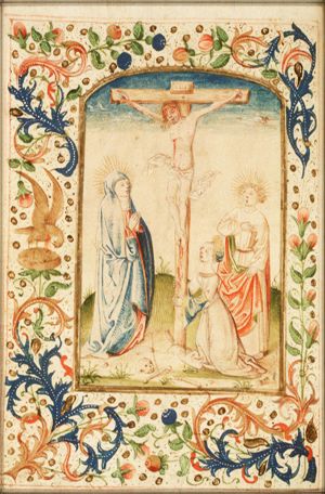 The Crucifixion, with Mary, St. John and St. Mary Magdalene