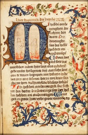 Two souls in Purgatory