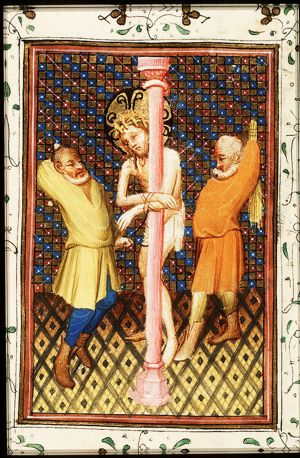 The tortures of Christ: Christ is flagellated