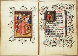 The carrying of the cross: Christ bears the cross