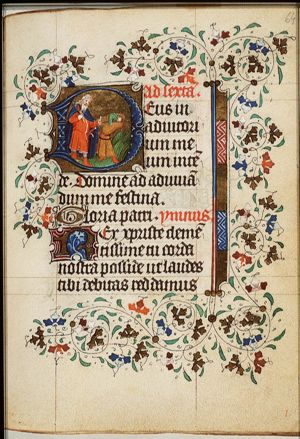 Isaac carries the wood for the sacrifice