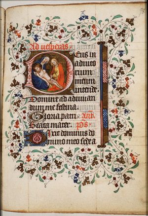 Lamentation: the dead Christ is lamented by Mary and St. John