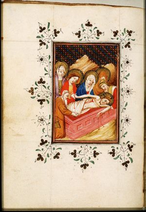 The entombment of Christ