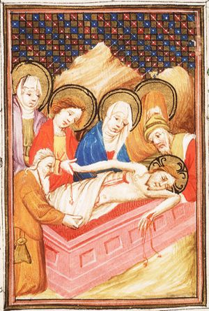 The entombment of Christ