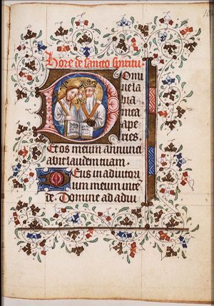 The Trinity: God the Father, Christ and the Holy Spirit as a dove