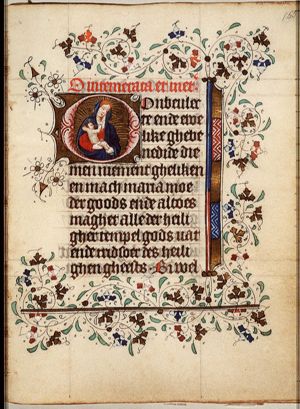 Madonna: Mary holding the Christ-child