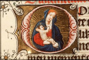 Madonna: Mary holding the Christ-child