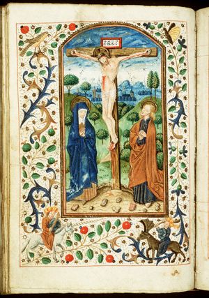 The Crucifixion, with Mary and St. John