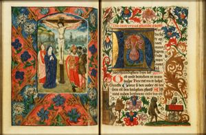 The Crucifixion, with Mary and St. John, the confessing centurion and soldiers