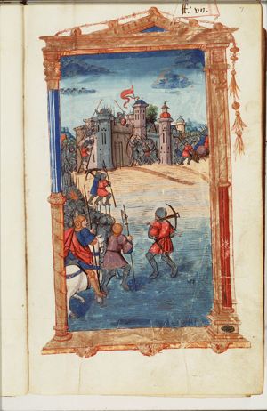 Assault of Cartagena (New-Carthage) after a short siege by Scipio Africanus Major