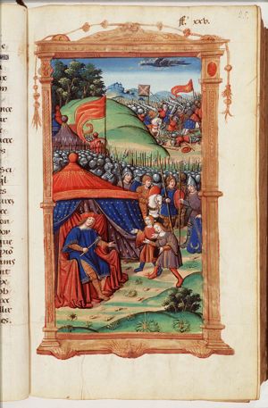 Scipio extends mercy to Mandonius and Indibilis, Spanish chieftains
