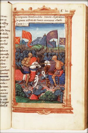Battle between Hannibal and Scipio