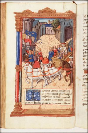 Triumphant entry of Scipio after the victory over Carthage