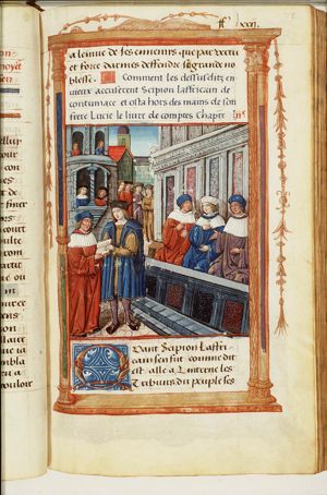 Scipio accused again; his brother Lucius gives the accounts of Scipio to his accusers