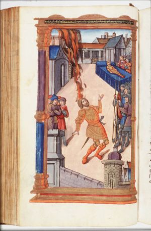 Strabo struck by lightning