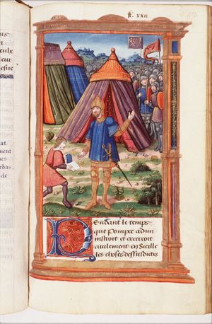 When settling the affairs of Sicily, Pompey receives a letter from Sulla ordering him to go to Africa to fight against Domitius