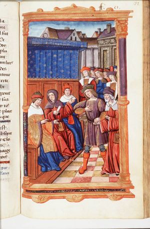Pompey, accompanied by a large force, brings Cicero's brother into the Forum, who petitioned for the return of Cicero from exile