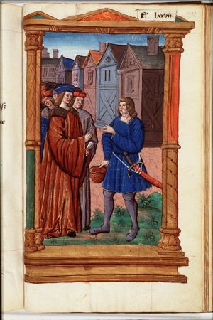 Mark Antony sends soldiers with orders to bring Cicero to the Senate