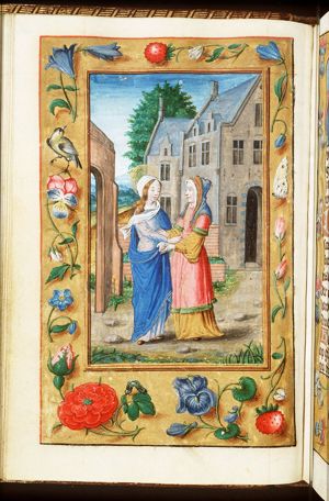 The Visitation: Mary meets St. Elisabeth