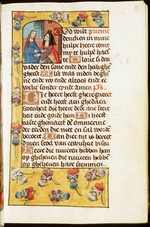 The Visitation: Mary meets St. Elisabeth