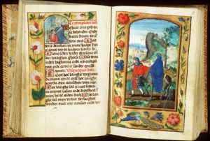 The Flight into Egypt: Mary, St. Joseph and the Christ-child on their way