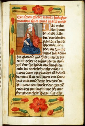 Anna selbdritt: Anna, Mary and the Christ-child close together