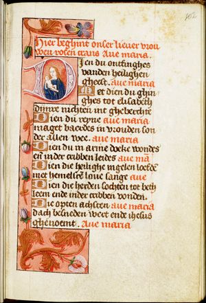 Madonna: Mary holding the Christ-child