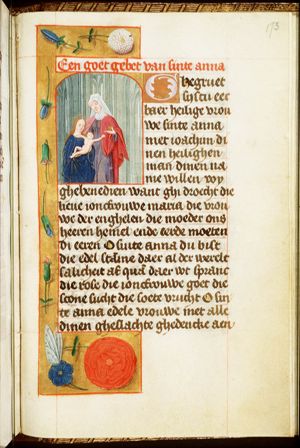 Anna selbdritt: Anna, Mary and the Christ-child close together