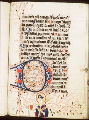 St. Augustine, Bishop of Hippo, holding a heart and a crozier