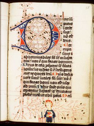 St. Laurence of Rome holding a gridiron and a book