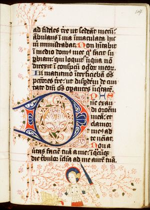 St. George on foot, fighting the dragon