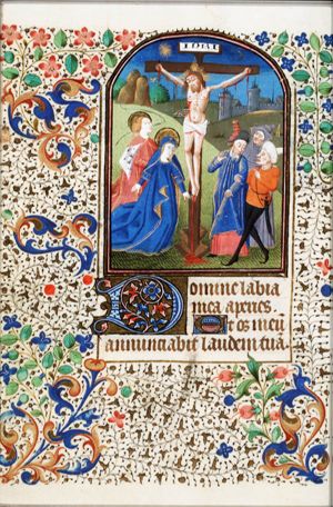 The Crucifixion, with Mary, St. John and the confessing centurion(?)