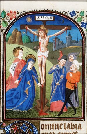 The Crucifixion, with Mary, St. John and the confessing centurion(?)