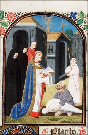 A burial on a graveyard