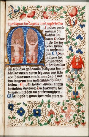 Two souls in Purgatory