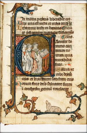 Monks singing