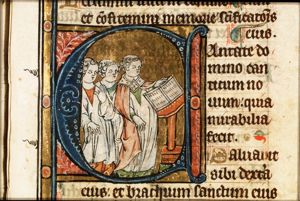 Monks singing