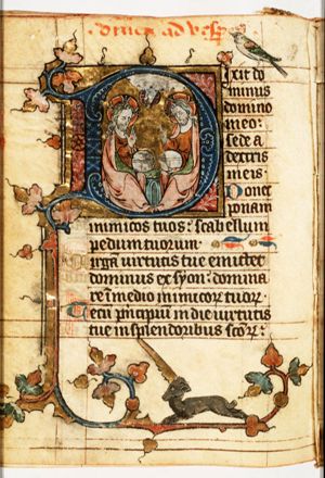 The Trinity: God the Father, Christ and the Holy Spirit as a dove