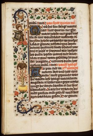 St. Quirinus of Neuss holding a shield and a lance
