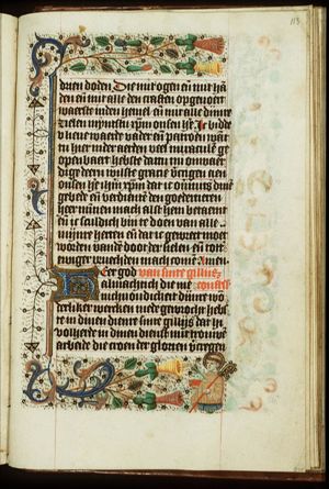 St. Aegidius (Giles) holding a book and a crozier, an arrow in his breast