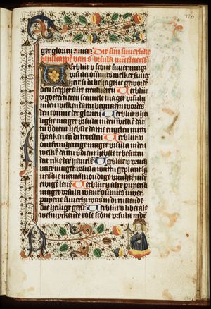 St. Ursula of Cologne holding an arrow