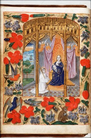 Lactation of St. Bernard of Clairvaux