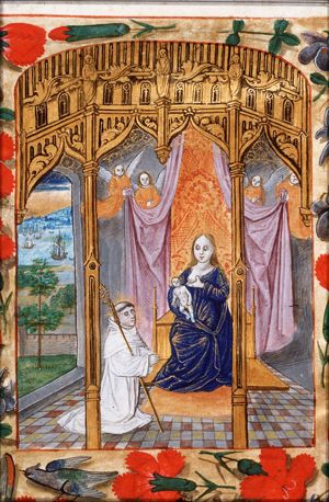 Lactation of St. Bernard of Clairvaux