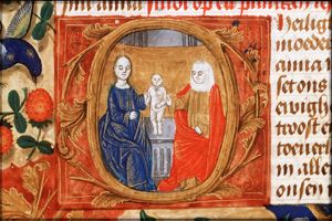 Anna selbdritt: Anna, Mary and the Christ-child together