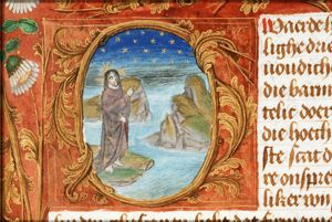 The Creation: division of sea and earth