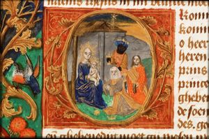 The adoration of the Christ-child by the Magi