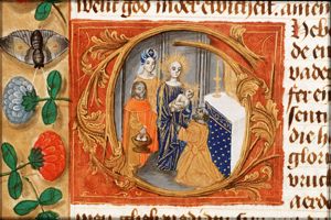 The presentation in the temple: Mary presents the Christ-child to Simeon