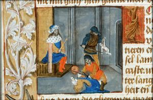 The massacre of the Innocents: Herod's men kill the newborn boys of Bethlehem